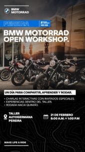 Lee más sobre el artículo BMW Motorrad Open Workshop: un día exclusivo para riders BMW entre taller, tecnología y carretera
