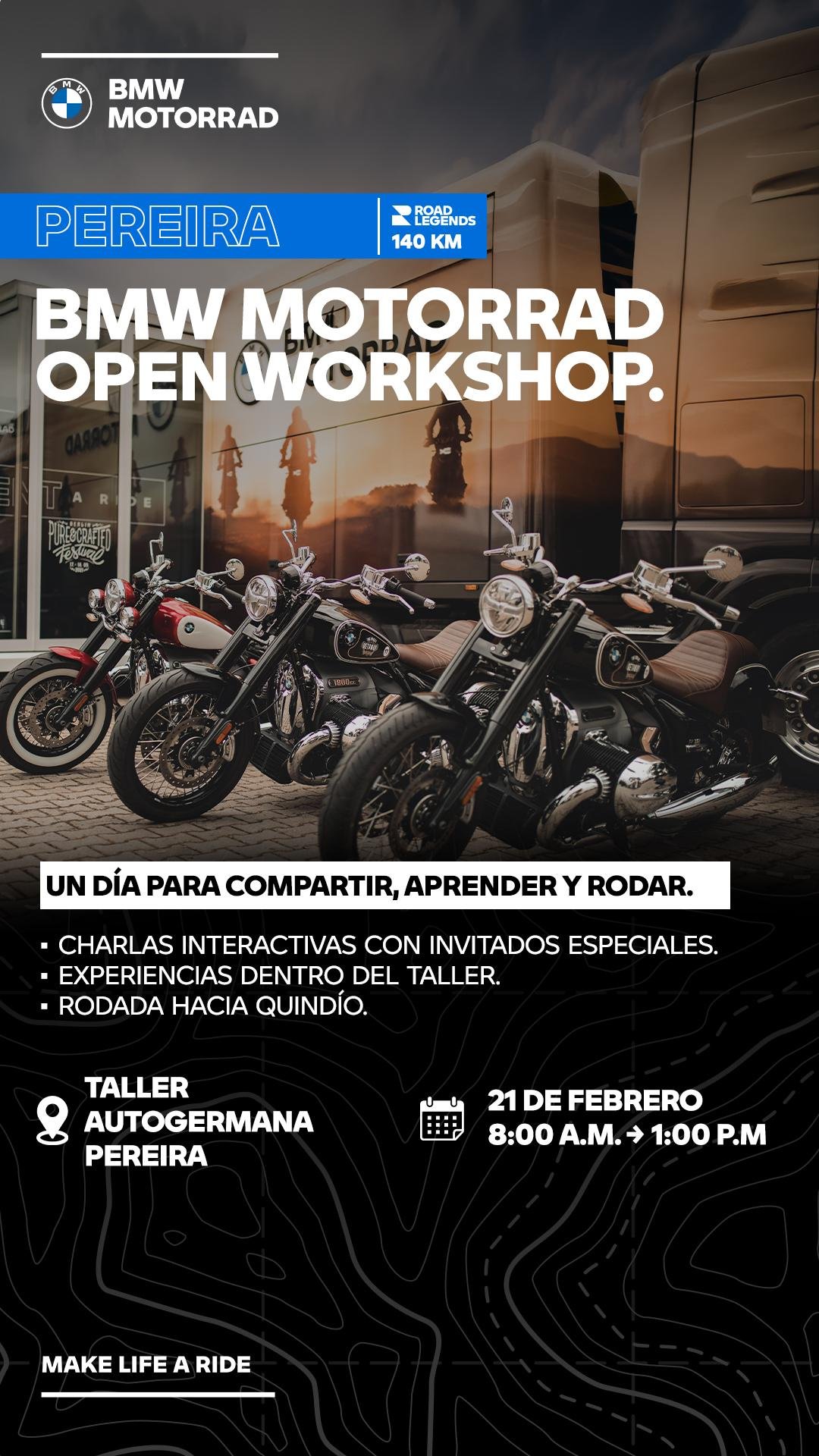 En este momento estás viendo BMW Motorrad Open Workshop: un día exclusivo para riders BMW entre taller, tecnología y carretera