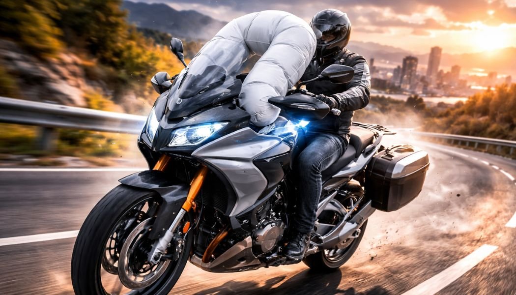 En este momento estás viendo Así sería el nuevo airbag para motos que promete más protección